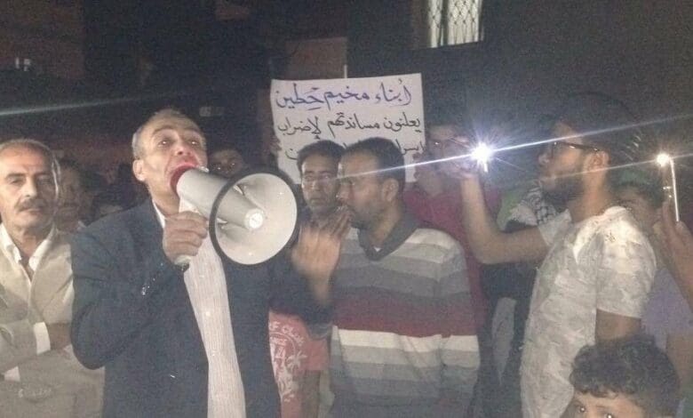 مسيرة مخيم حطين بالأردن: الأسرى يخوضون معركة كرامة الأمة العربية 1 1815ln