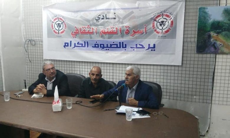 ذياب في ندوة "أسرة القلم": مكونات الحُكم بذلت قصارى جهدها للالتفاف على هبة أيار واحتوائها 1 36 n