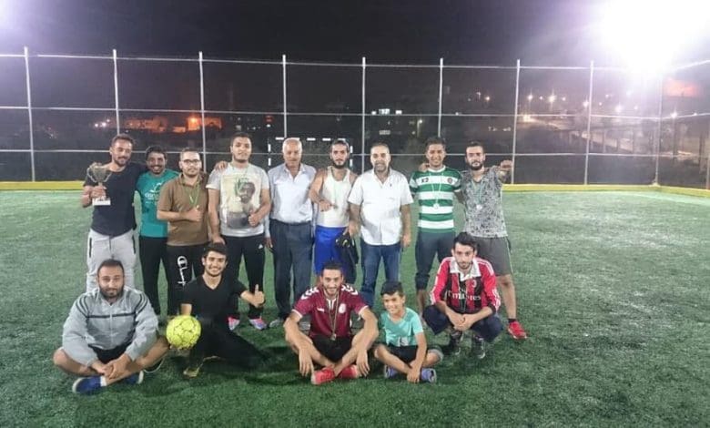 شبيبة حزب الوحدة في اربد تقيم دوري الشبيبة الكروي الثاني 1 koora3