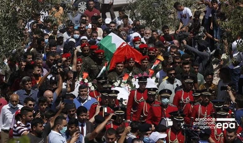 تشييع عسكري مَهيب لرفات شهيـد جندي أردني مجهول الهوية بعد 53 عامـًا في نابلس 1 1