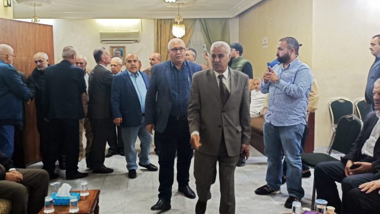 بالفيديو والصور "وفد حاشد من الوحدة الشعبية يقدم التهنئة بالشهيـ.ـد البطل تامر الكيلاني" 2 1 1