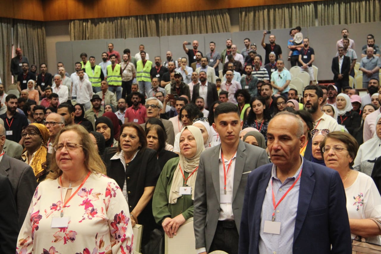 حزب الوحدة الشعبية الديمقراطي الأردني يعقد مؤتمره الوطني العام الثامن وينهي أعماله بنجاح 4 IMG 20230505 WA0124