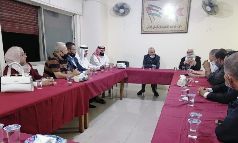 حزب الوحدة الشعبية يستقبل وفداً من وجهاء وأهالي برقة 1 nehaya